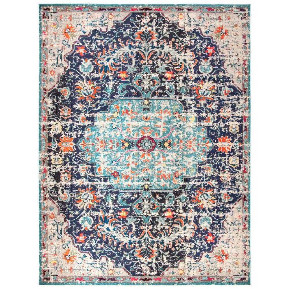 Madison Black/Teal 9 ft. x 12 ft. Border Area Rug price history on PriceWatchPro