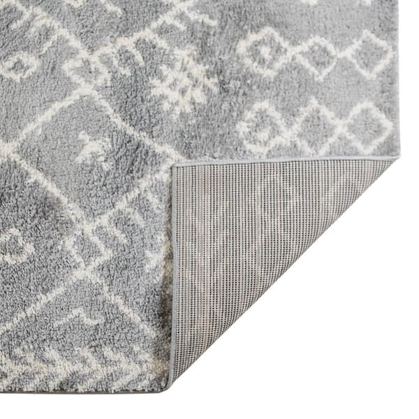 Western Geometric Gray/Ivory Area Rug Sand & Stable Rug Size: Rectangle 9' x 12