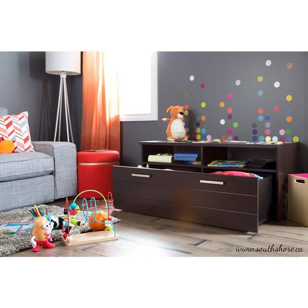 South Shore Jambory Chocolate TV Storage Box