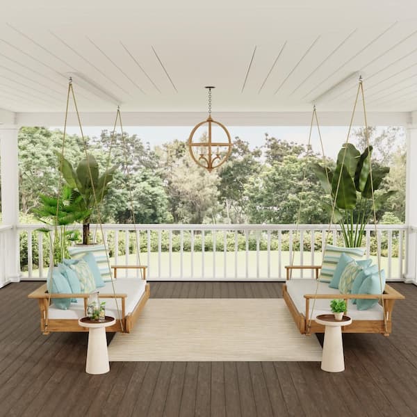 Essentials 7 ft. x 10 ft. Ivory Gold Abstract Contemporary Indoor/Outdoor Area Rug