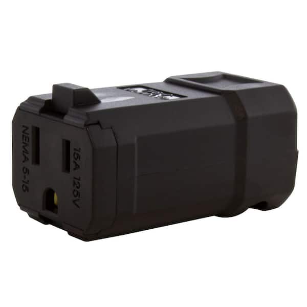 Prise Secteur PASS & SEYMOUR NEMA 5-15R - 15A 125V - Support Câble - États-Unis