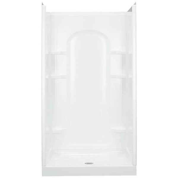 STERLING Ensemble 42 in. x 34 in. x 75-3/4 in. Curve Shower Stall in White