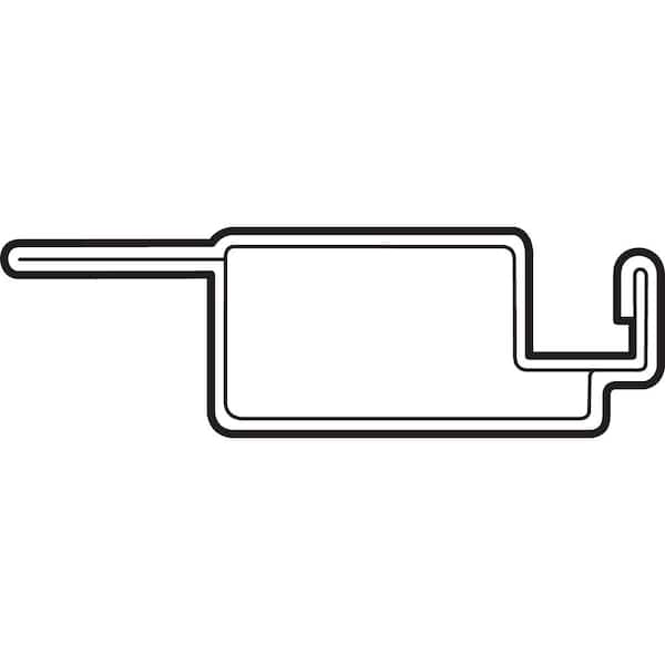 72 in. Aluminum Screen Frame 5/16 in. Lip Roll Formed Frame with Reverse Lip in White (20-Pack)