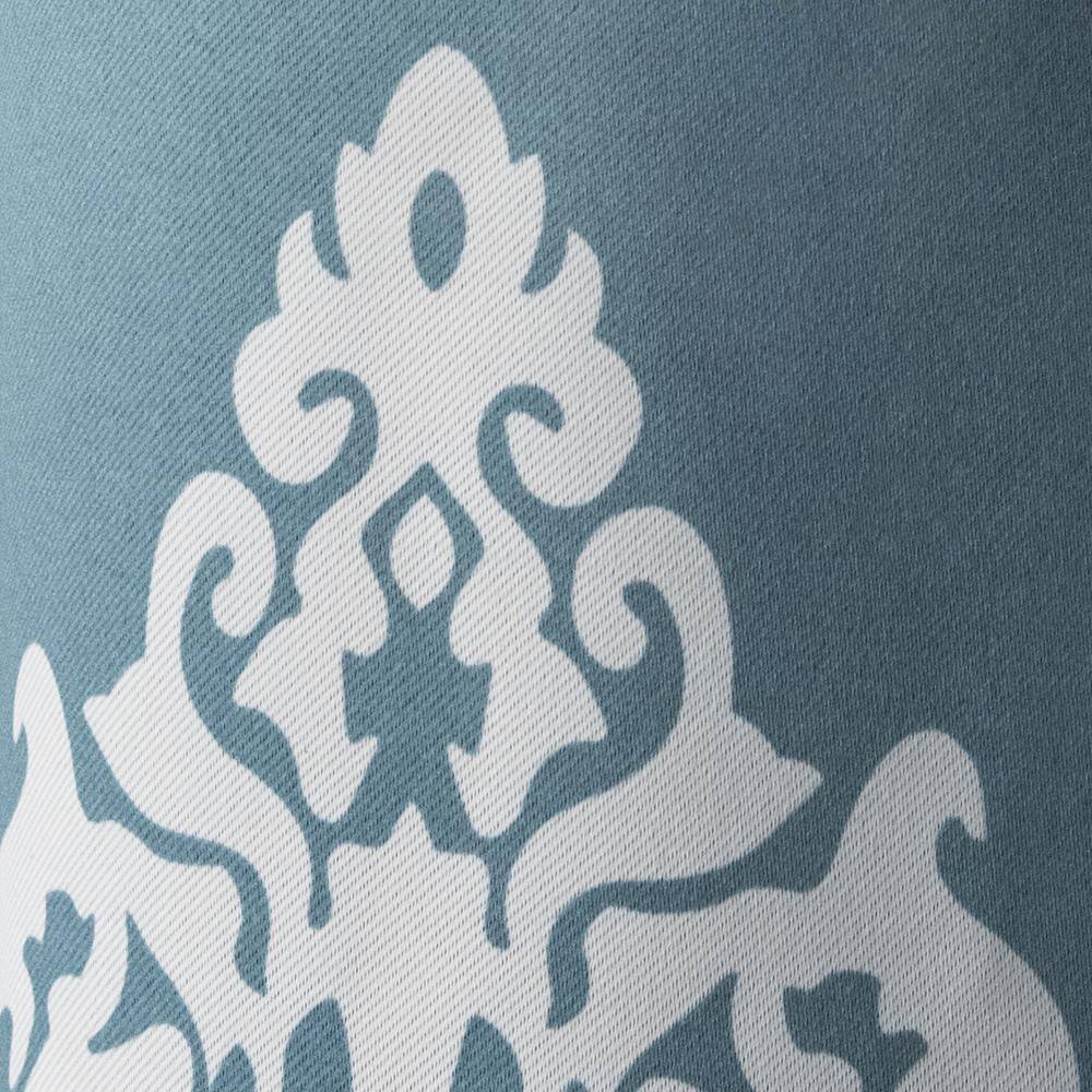 Teal Polyester Blackout Grommet Top Curtain Panels, 52" x 84"