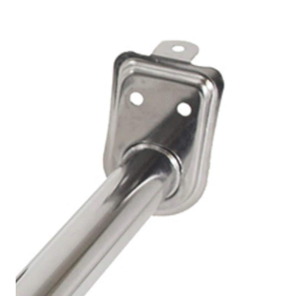 Adjustable Polished Chrome Steel Closet Rod 40 to 72 Inch