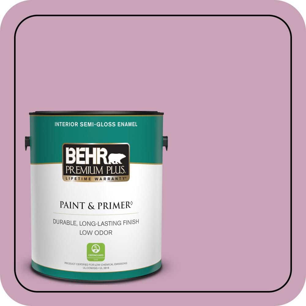 1 gal. #690D-4 Taste of Berry Semi-Gloss Enamel Low Odor Interior Paint & Primer price history on PriceWatchPro