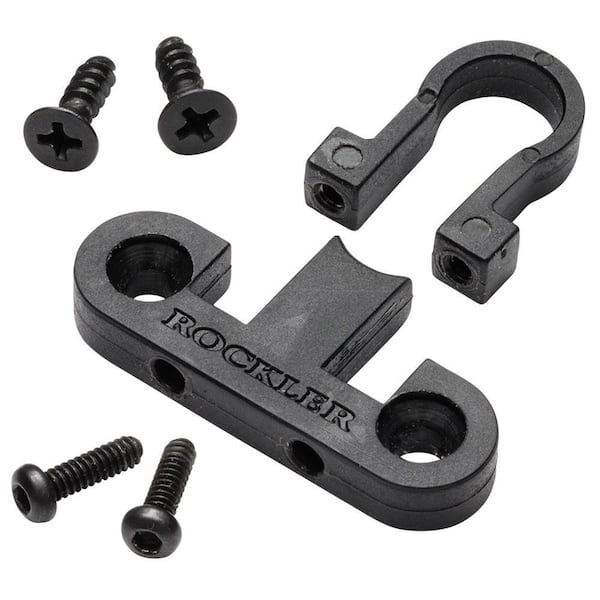 Unbranded Black Hairpin Brackets (4-Pack)