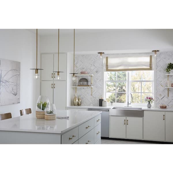 Progress Lighting Trimble 1-Light Brushed Bronze Standard Mini Pendant