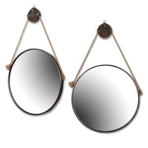 Medium Round Silver Classic Mirror (28 in. H x 28 in. W)