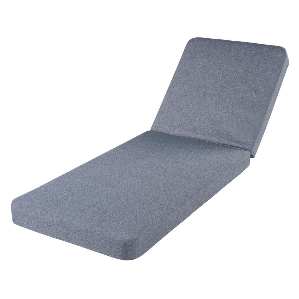 Corfu 76.75 in. x 27 in. x 4 in. Foldable 1-Piece Patio Outdoor Chaise Lounge Cushion in Grey price history on PriceWatchPro