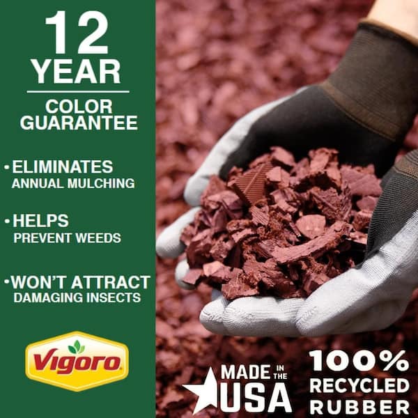37.5 cu. ft. Red Recycled Rubber Mulch (25 Bags)