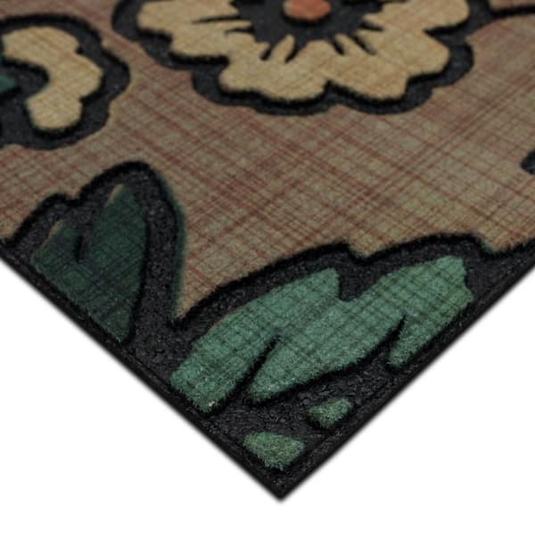 Garden At Dusk Earth 18 in. x 30 in. Door Mat