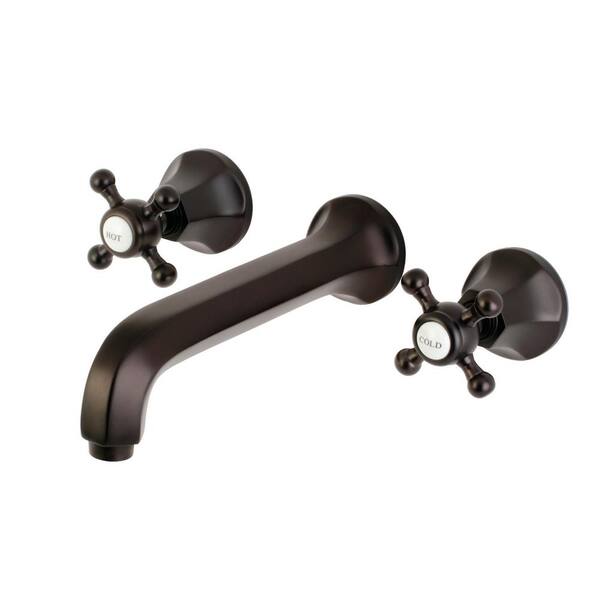 Handle Wall Mount Bathroom Faucet, Wall Mount Bathroom Faucets Oil Rubbed Bronze