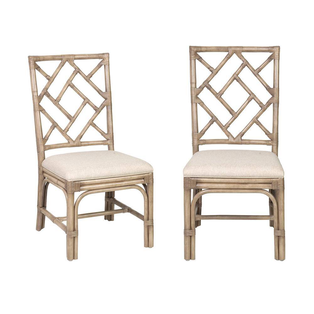 East At Main Riana Rattan Dining Chair (Set of 2) TT-SC-73101-GW - The ...
