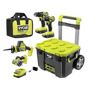 ONE+ HP 18V Brushless Cordless Compact 4-Tool Combo Kit with (2) 1.5 Ah Batteries and Charger