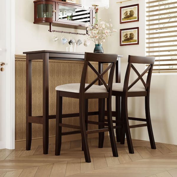 Farmhouse style pub table deals and chairs