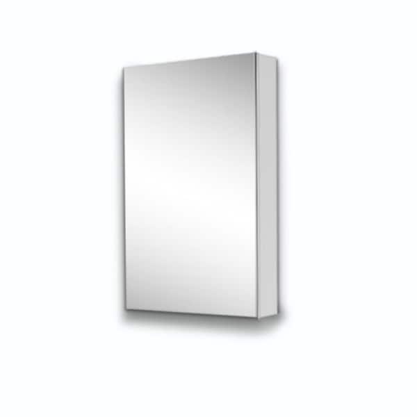 Andrea 24 in. W x 36 in. H Large Rectangular Recessed or Surface Mount Medicine Cabinet with Mirror