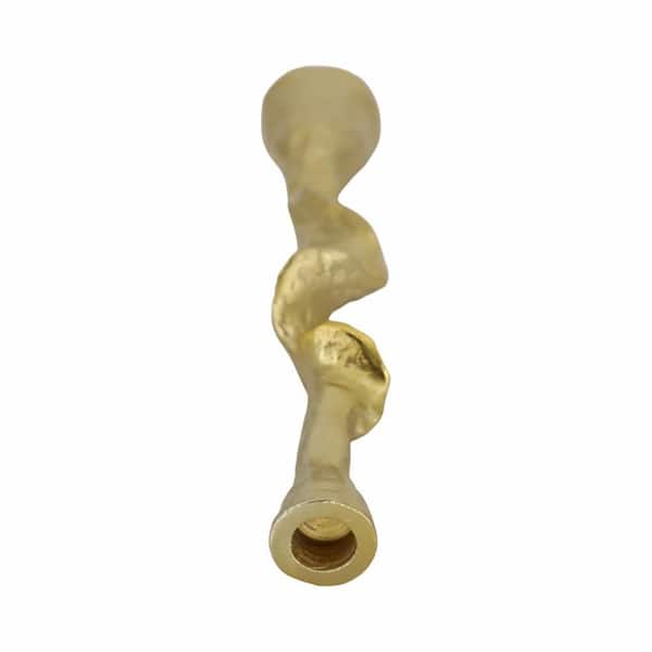 Liv & Skye Gold 17 in. Metal Novelty Forged Taper Candle Holder