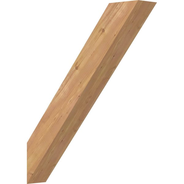 Ekena Millwork 5 1/2"W x 30"D x 36"H Traditional Smooth Knee Brace, Western Red Cedar