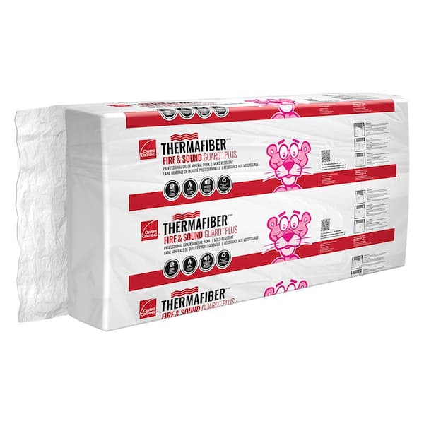 Owens Corning R-23 Thermafiber Fire and Sound Guard Plus Mineral Wool Insulation Batt 23 in. x 47 in.