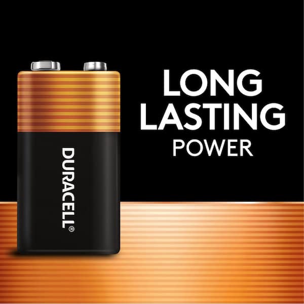 Verschillende goederen Dwaal revolutie Duracell Duracell Coppertop 9V Battery, 4 Pack, Long-lasting Power,  All-Purpose Alkaline Battery for your Devices 004133304652 - The Home Depot