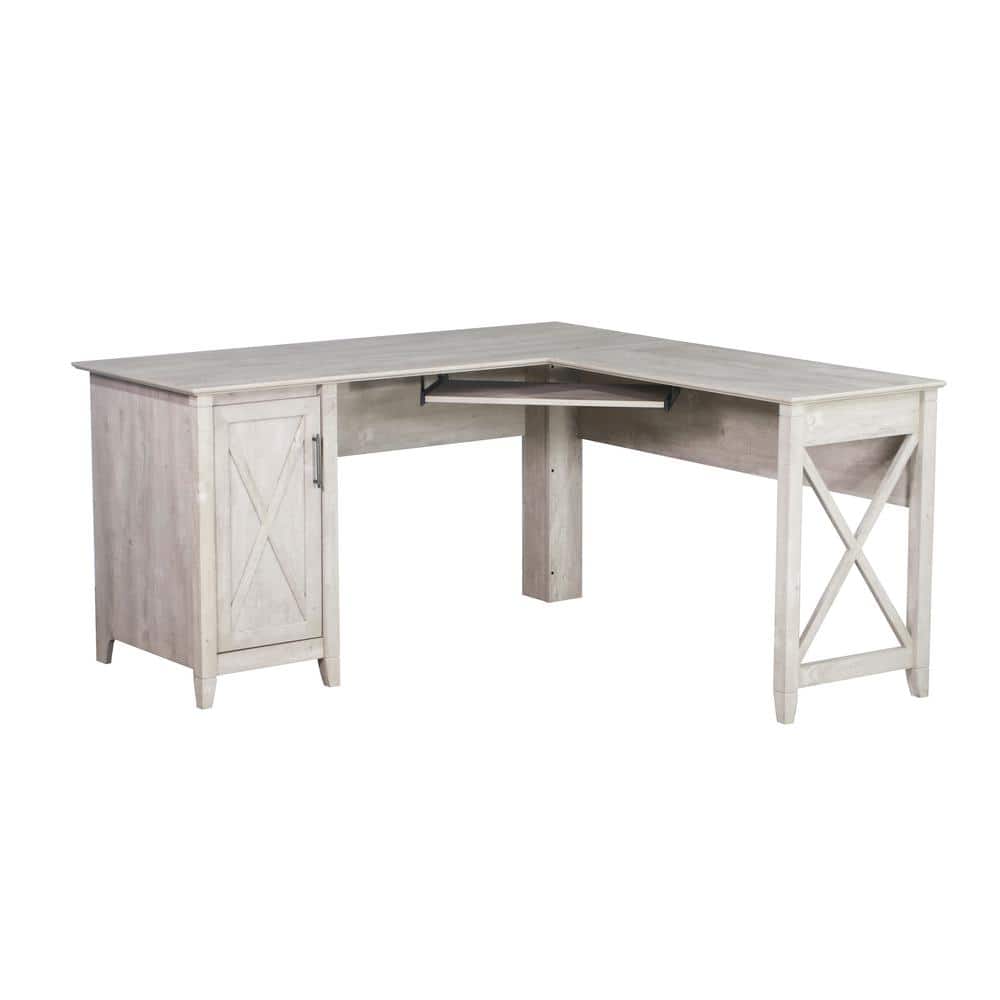 Prepac Sonoma 56 in. Rectangular White Computer Desk with Adjustable Shelf  WEHR-0801-1 - The Home Depot