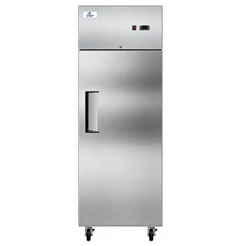 28 in. W 23 cu. ft. Top-Mounted Commercial Reach-In Refrigerator, NSF Certified, Stainless Steel
