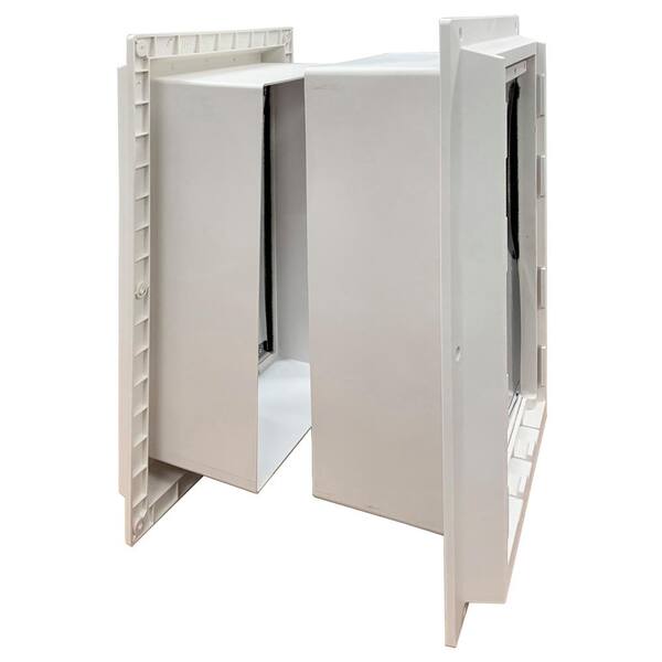 thumbnail image 2 of Medium Dog Door Ideal Pet Products Deluxe Aluminum Pet Door With Telescoping Frame, Extra Large, 10.5" X 15" Flap Size, White : Large Dog Door Cat Door 2 of 12