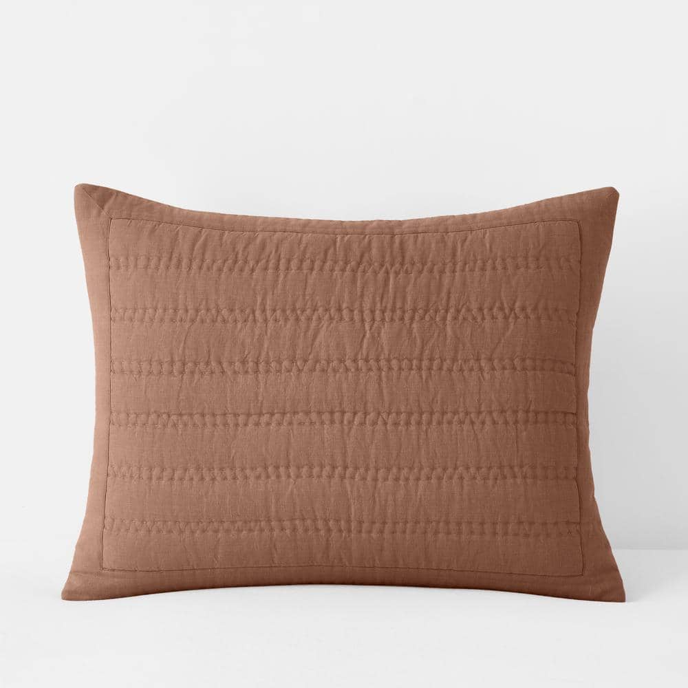 Legends Hotel Clay Washed Linen Standard Sham price history on PriceWatchPro