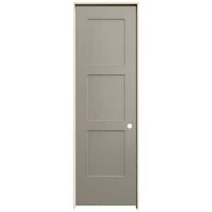 JELD-WEN 24 In. X 80 In. Birkdale Desert Sand Paint Left-Hand Smooth ...