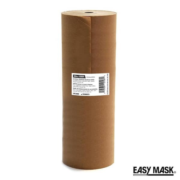 TRIMACO Easy Mask 36 IN. X 1000 FT. Brown General Purpose Masking Paper