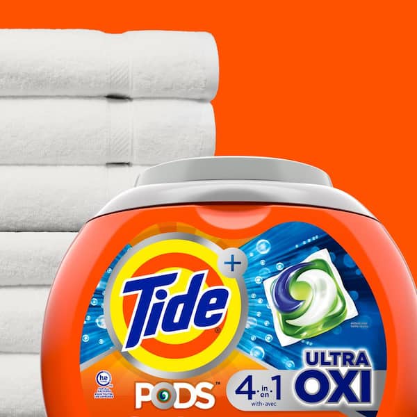 洗濯洗剤 TidePods 4-in-1Downy 
BounceDryerSheets Tide Pods + 4-in-1 Downy April Fresh Detergent Pacs, 32 ct