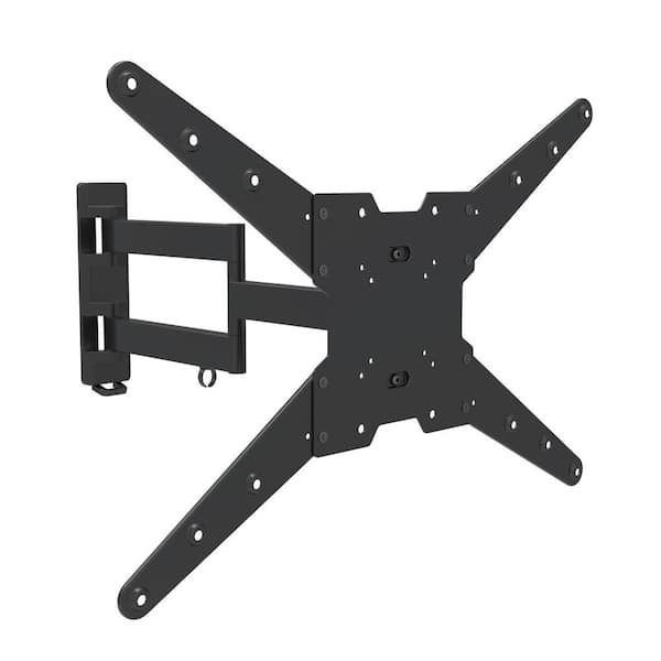 ProHT Full Motion Dual Arm TV Wall Mount for 23 in. - 70 in. Curved/Flat Panel TV's with 15 Degree Tilt, 77 lb. Load Capacity