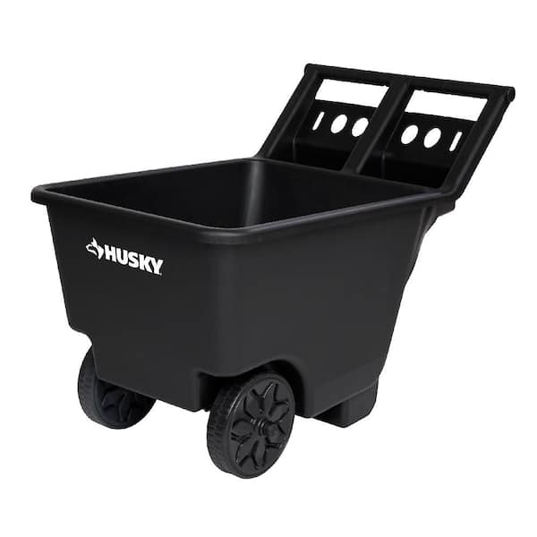 4.5 cu. ft. Heavy Duty Plastic Rust Resistant Garden Cart
