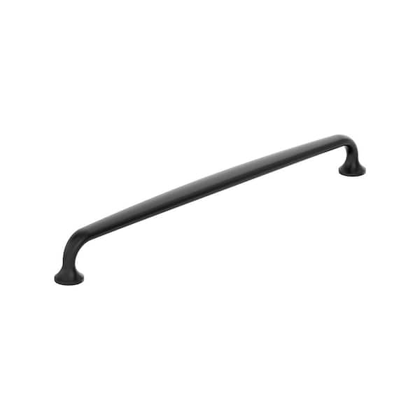 Renown 10-1/16 in. (256 mm) Center-to-Center Matte Black Arch Cabinet Pull