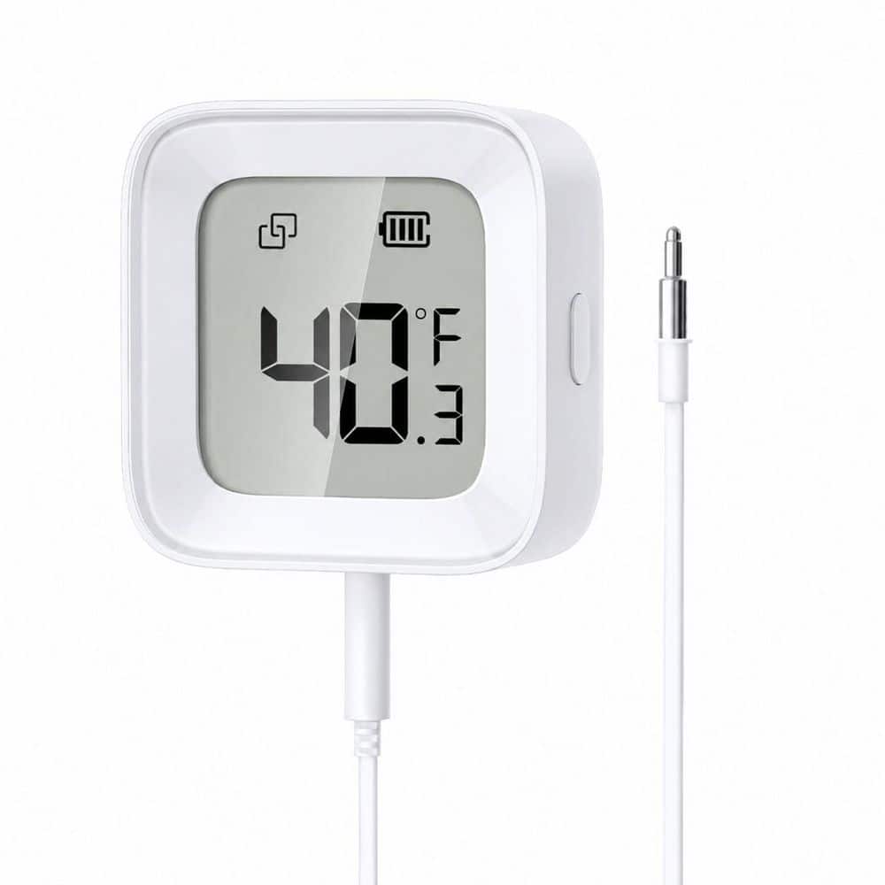 White Home Bluetooth Refrigerator Freezer Thermometer Alarm Sensor with Anti-False APP Alert, 1 Piece price history on PriceWatchPro