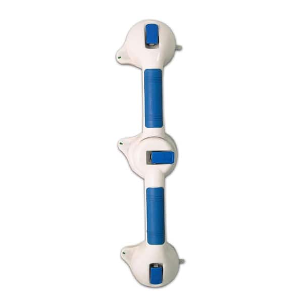 Ideaworks 19.25 in. x 3.75 in. Dual Super Grip Handle in Blue-DISCONTINUED