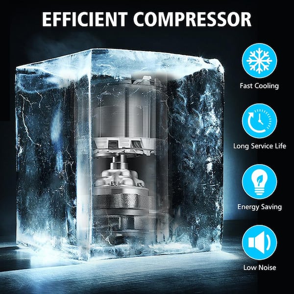 800lbs Ice Maker/Ice Machine with 700lbs Ice Bin- Half Diced Cube Style