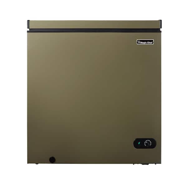 7.0 cu. ft. Manual Defrost Chest Freezer in Army Green, Garage Ready