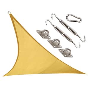 Coolhaven 12 ft. x 12 ft. Sahara Triangle Shade Sail with Kit