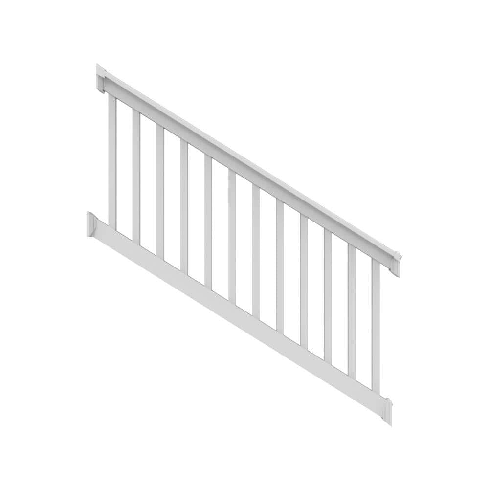 RDI Finyl Line 6 ft. x 36 in. H T-Top 28° to 38° Stair Rail Kit in ...