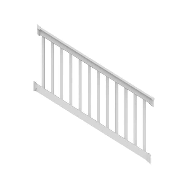 RDI Finyl Line 6 ft. x 36 in. H T-Top 28° to 38° Stair Rail Kit in White