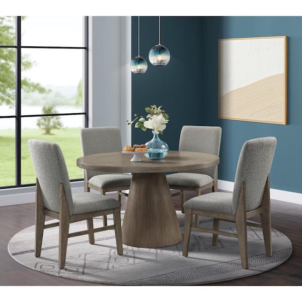 Canal Grey Wood Grey Fabric (PGY1113-4) Side Chair (2 Per Carton)