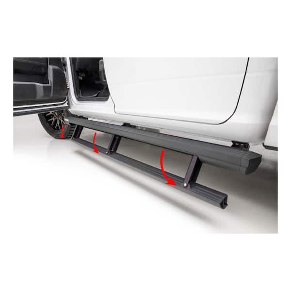 Aries ActionTrac 83-Inch Retractable Powered Running Boards, Select Toyota Tundra Extended Crew Cab
