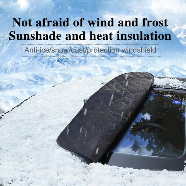 Magnetic Car Windshield Front Window Snow Cover Sun Shade Ice