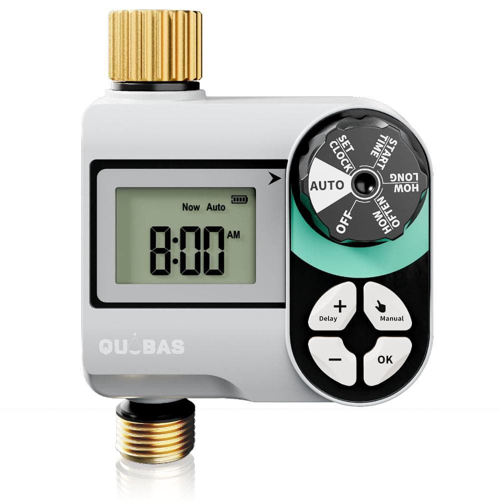 Digital Sprinkler Timer with Brass Inlet and Outlet, Programmable Hose ...