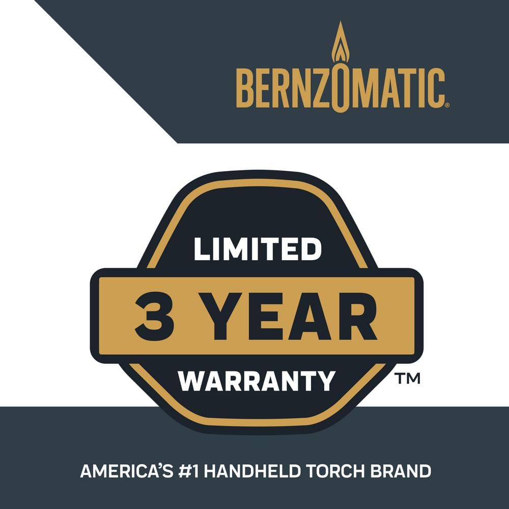 Bernzomatic 36" Silver and Black Propane Backyard Torch