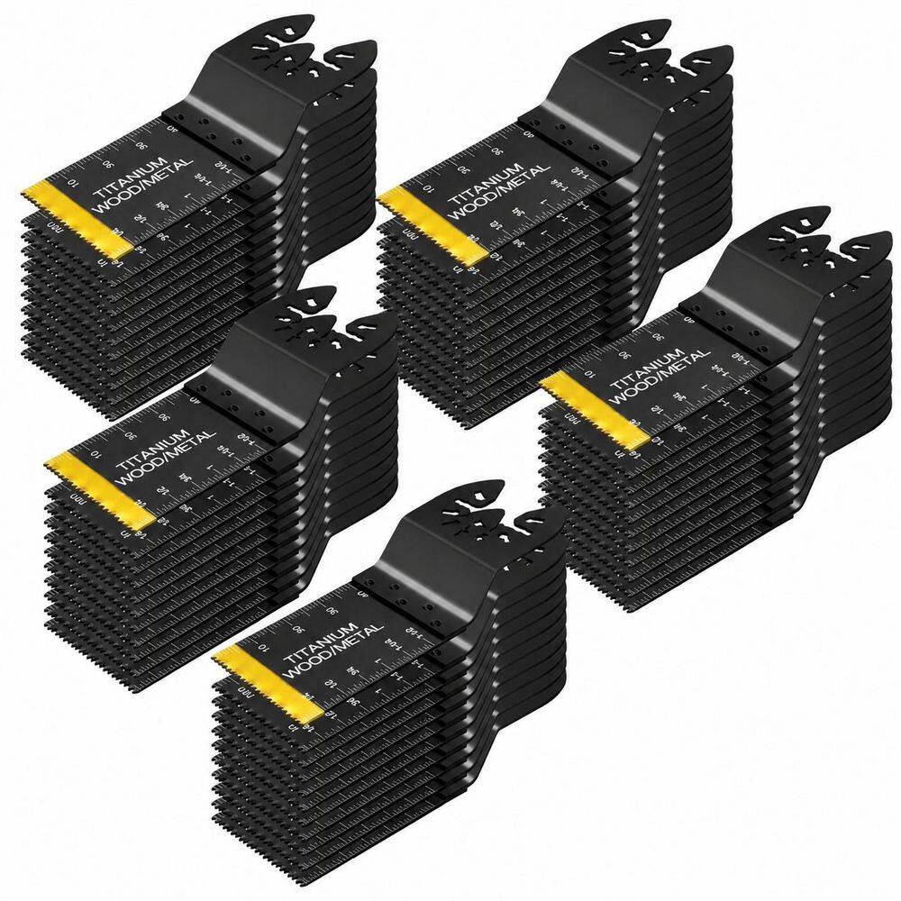 Multifunctional High-Quality Oscillating Tool Blade Kit with Quick Release for Cutting Grinding Scraping (55-Pack) price history on PriceWatchPro