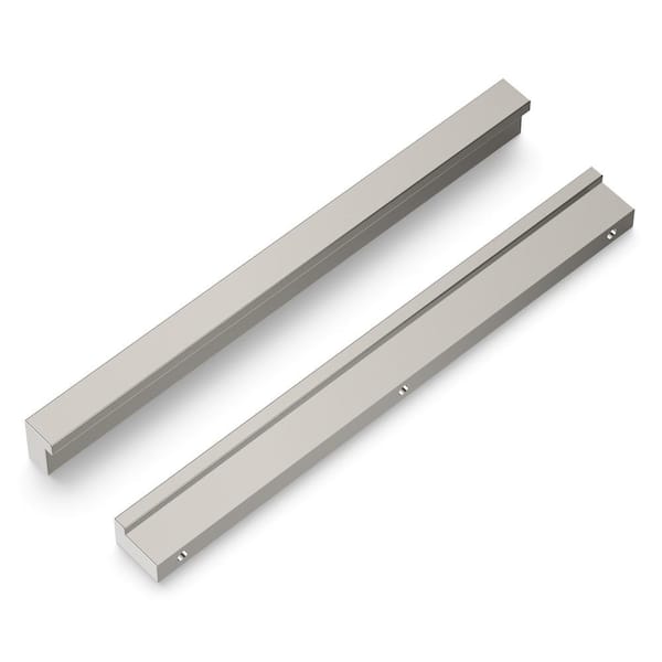 HICKORY HARDWARE Streamline 6-5/16 in. (160 mm) Glossy Nickel Cabinet Pull (10-Pack)