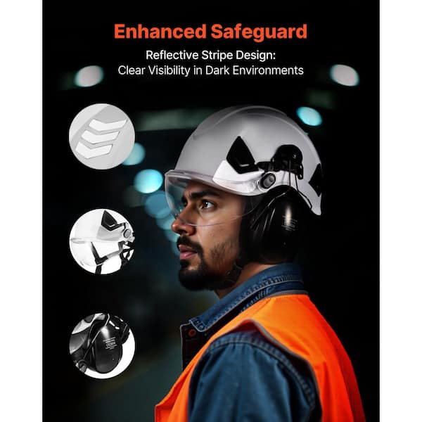 SKYSHALO Industrial Safety Helmet ANSI/ISEA Z 89.1 Approved ABS